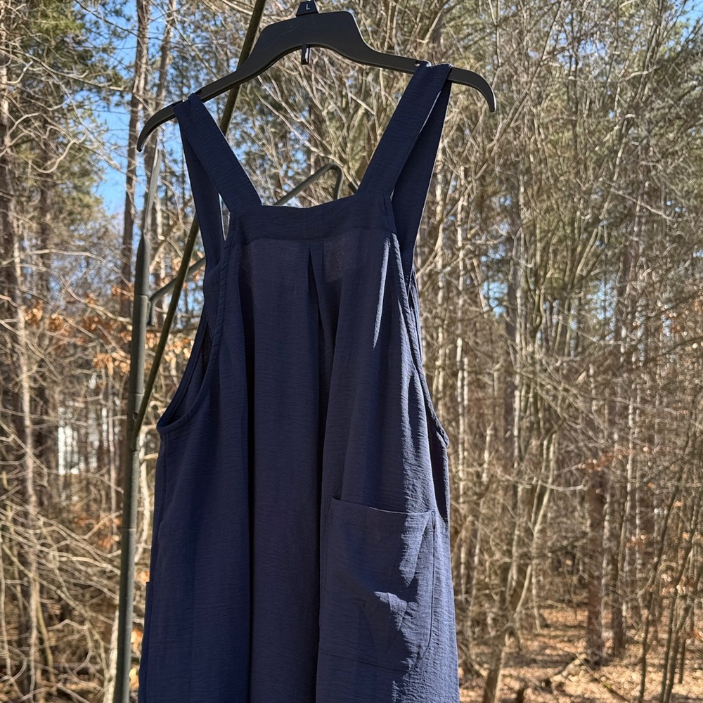 NWT Navy Blue Romper - Picture 4 of 7